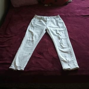 Bamboo White Denim Jeans